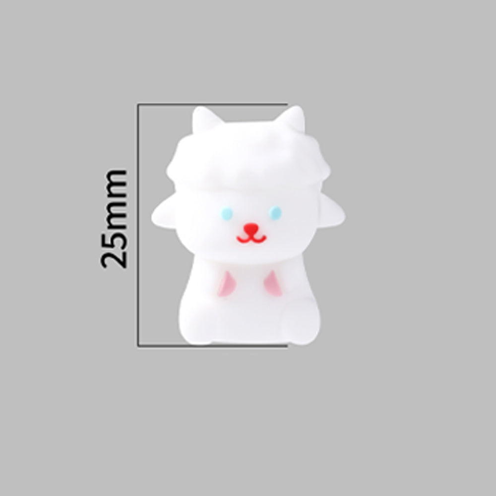 Wholesale 20pcs Cartoon 3D Cute Animals Silicone Beads